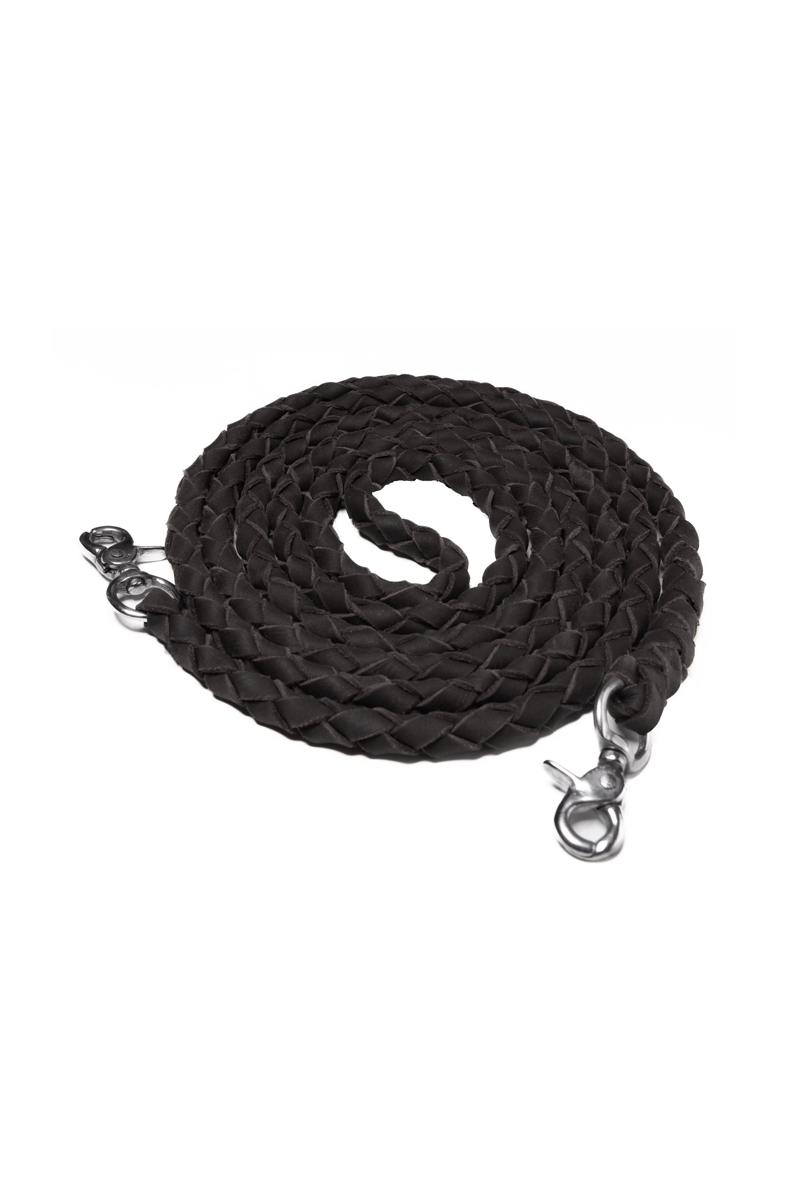 F.R.A. Freedom Riding Articles Redini in cuoio Jack intrecciate tonde Briglie & redini