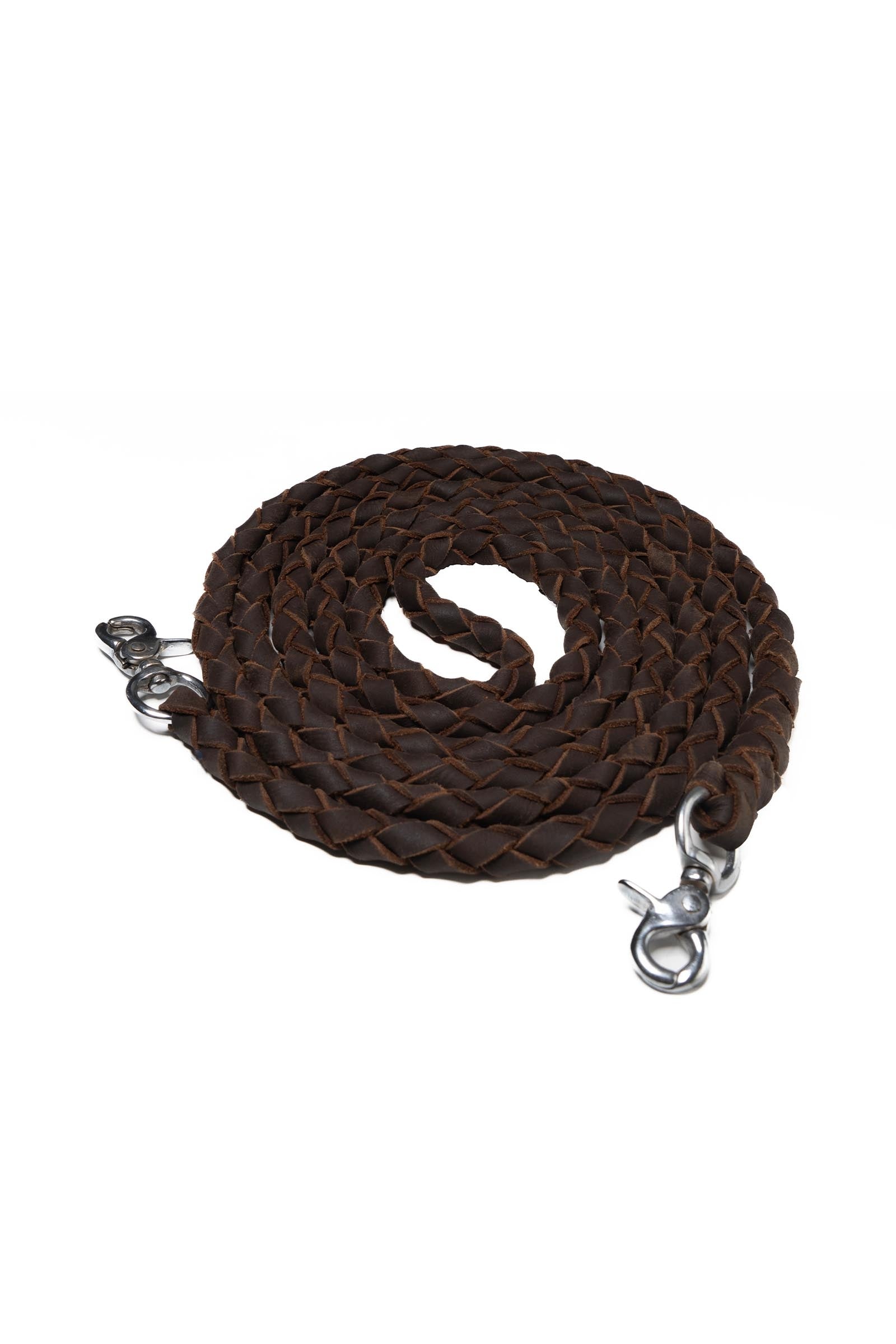 F.R.A. Freedom Riding Articles Redini in cuoio Jack intrecciate tonde Briglie & redini