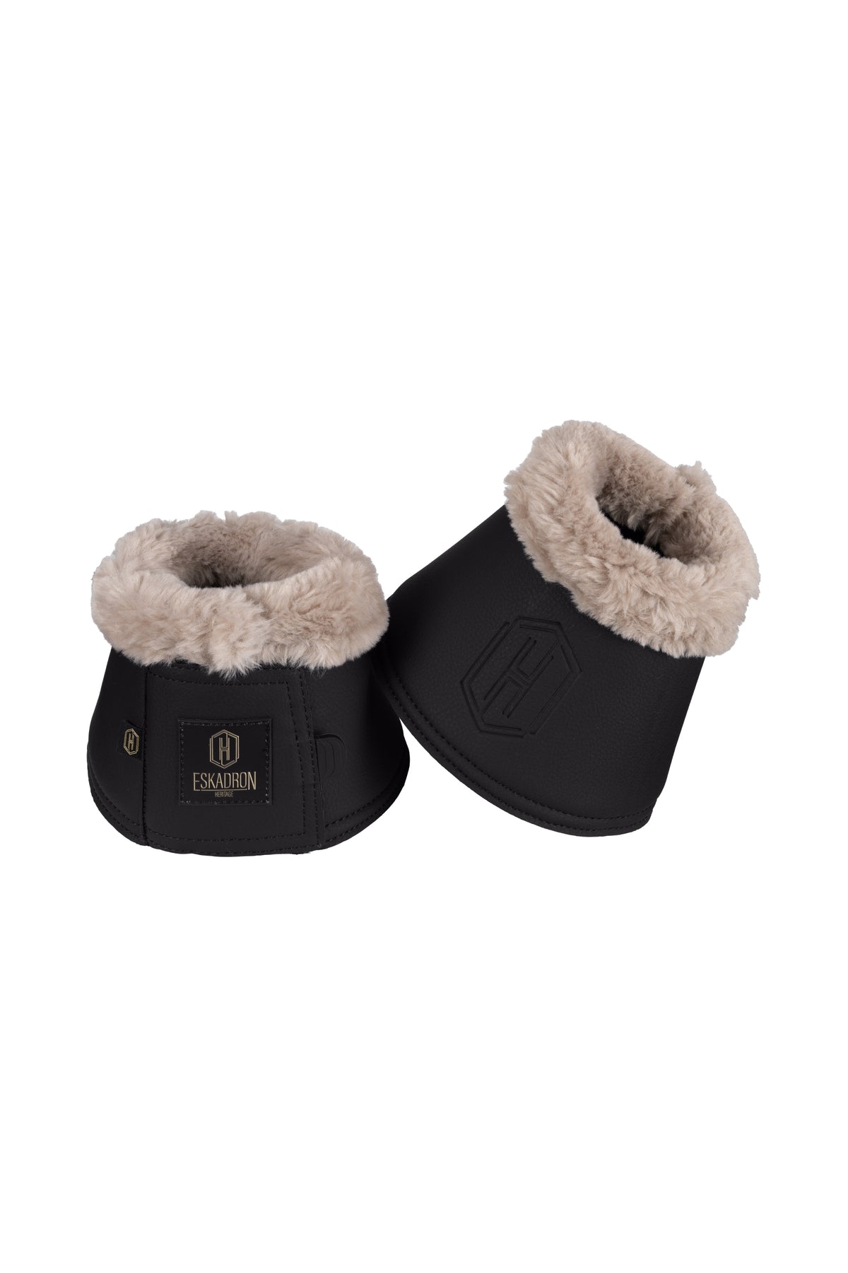 Eskadron Heritage 26/27 Faux Leather Faux Fur Bell Boots (Pair) Leg & Hoof Protection