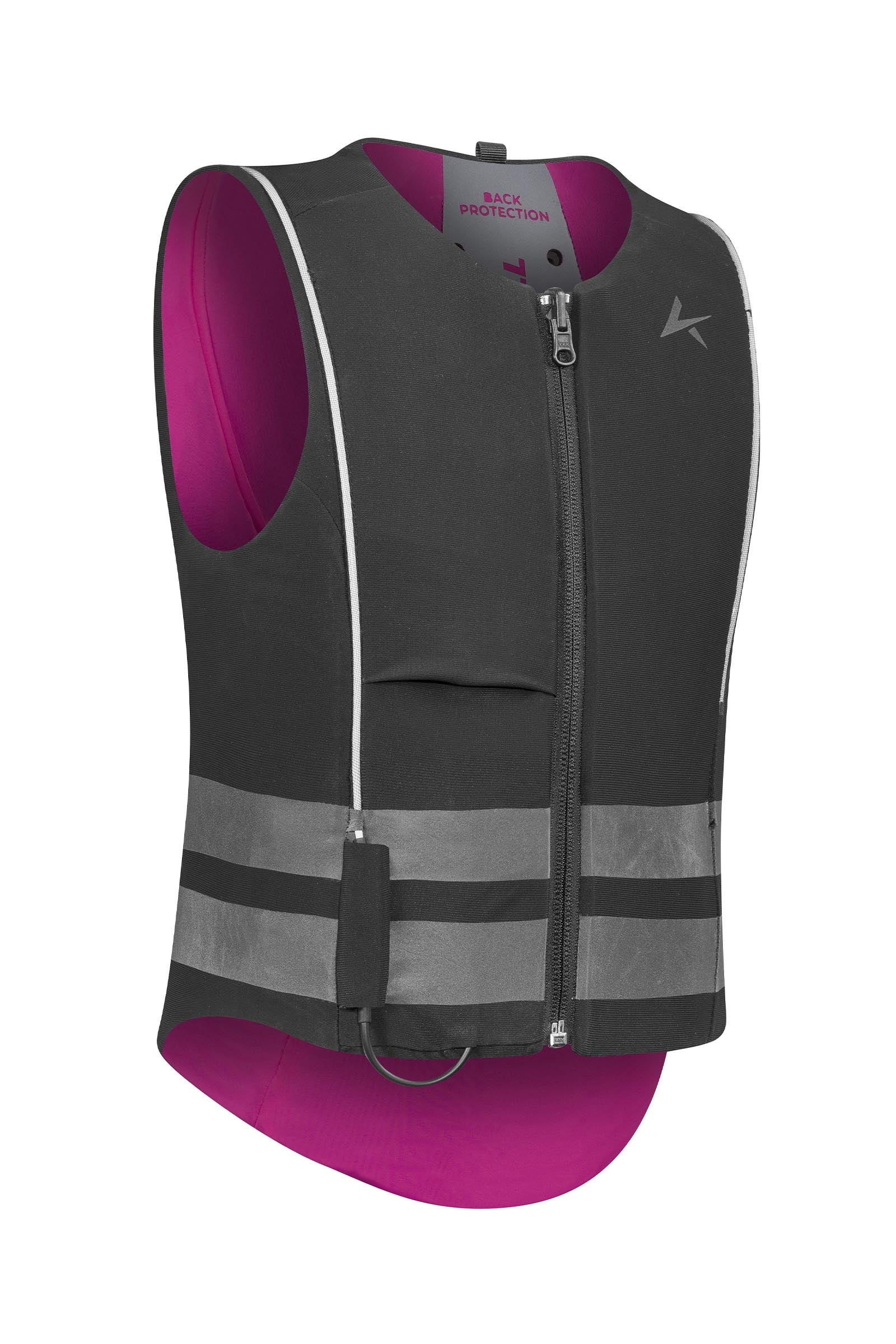 Komperdell gilet balistico junior ad alta visibilità con paraschiena, reversibile Attrezzatura di sicurezza