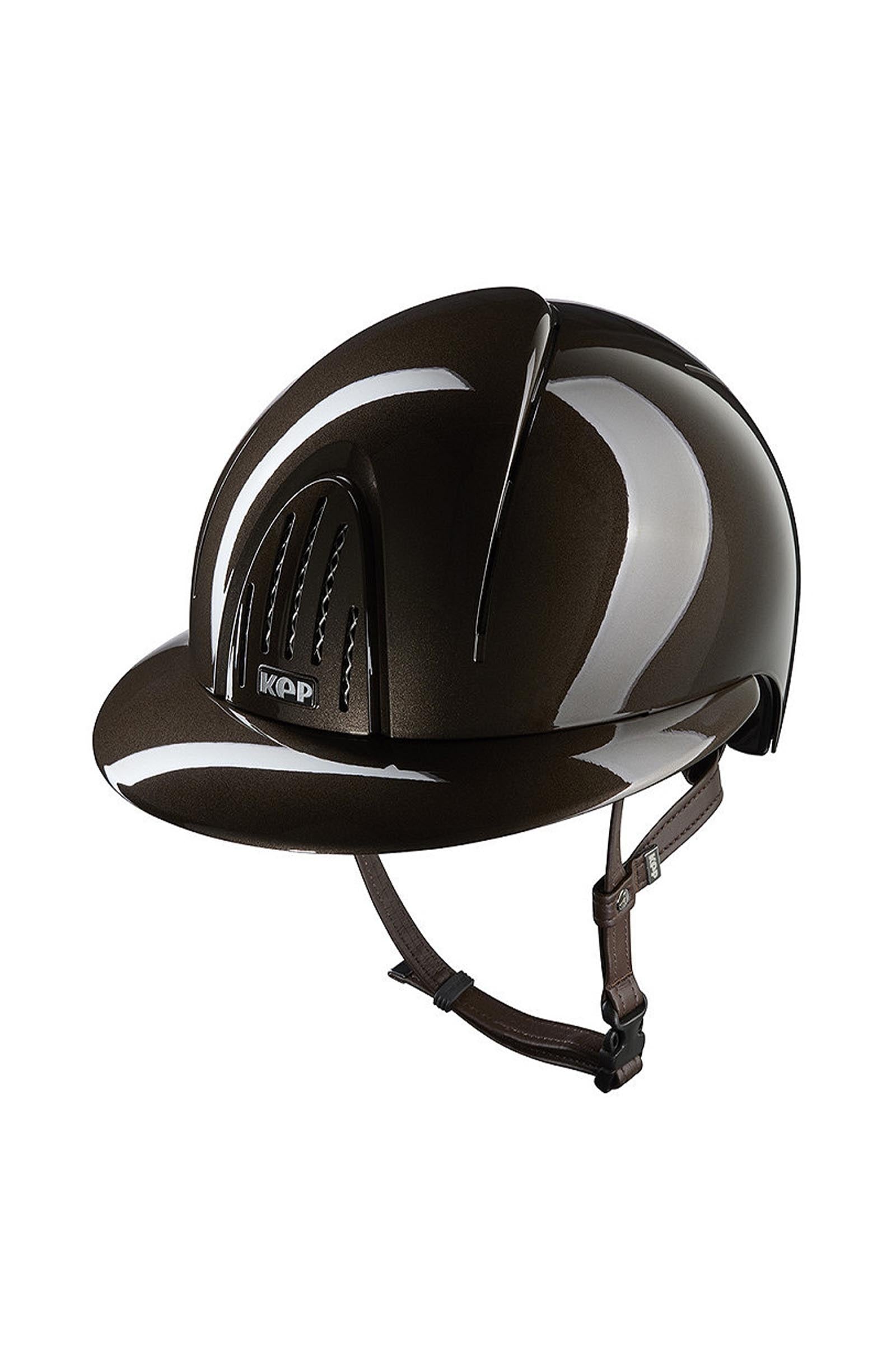 KEP Helmets KEP NOVA ABS Metal Polish Polo Riding Helmet Attrezzatura di sicurezza