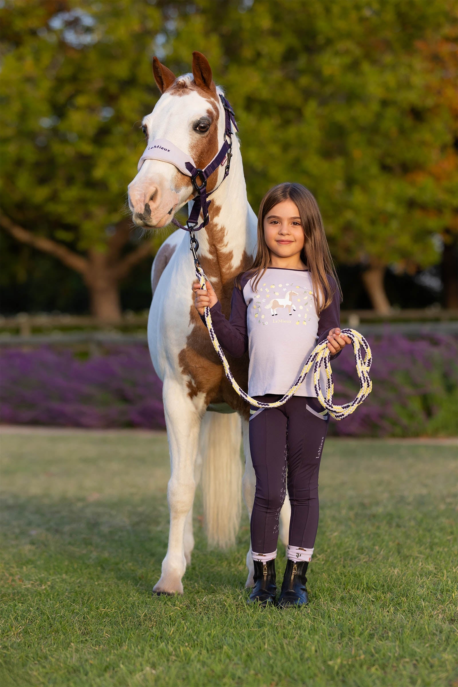 LeMieux Mini Jamie Chancer Kid´s Long Sleeve Top Kids Apparel