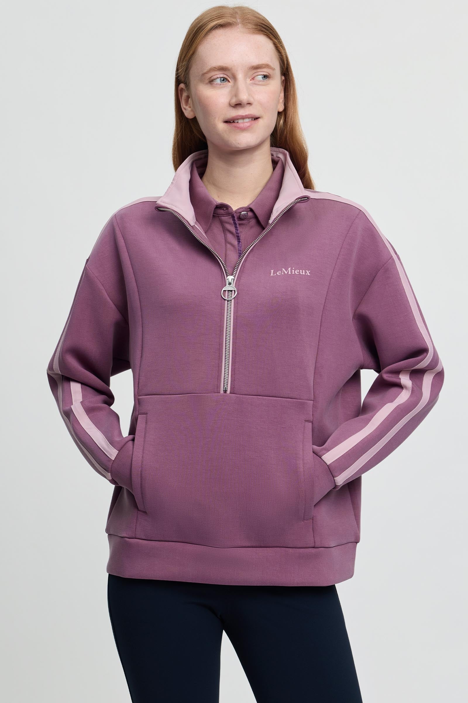LeMieux Connie felpa donna con mezza zip Abbigliamento da donna