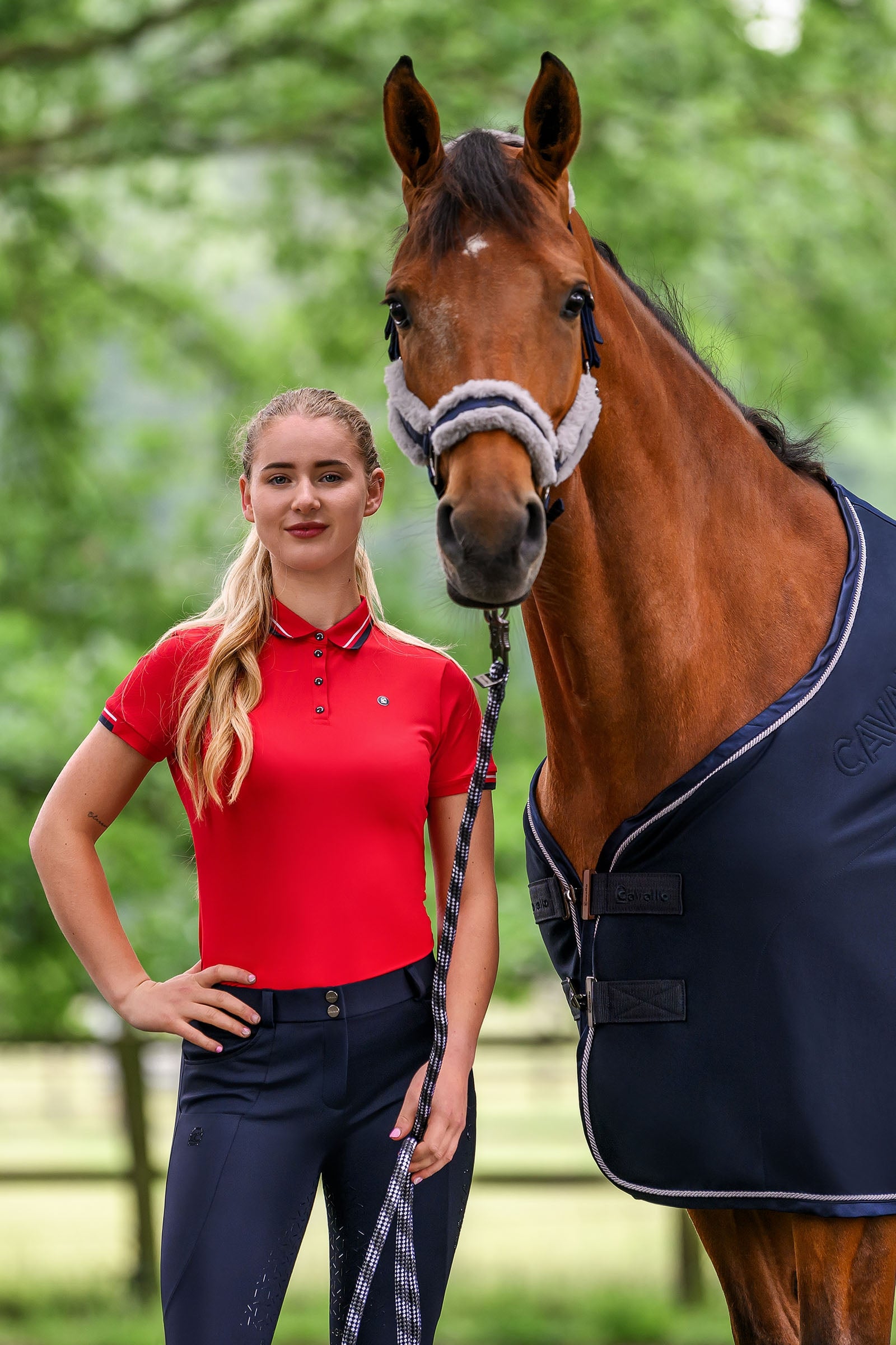Cavallo CavalNehle Functional Poloshirt, Women's Women’s Riding Clothing