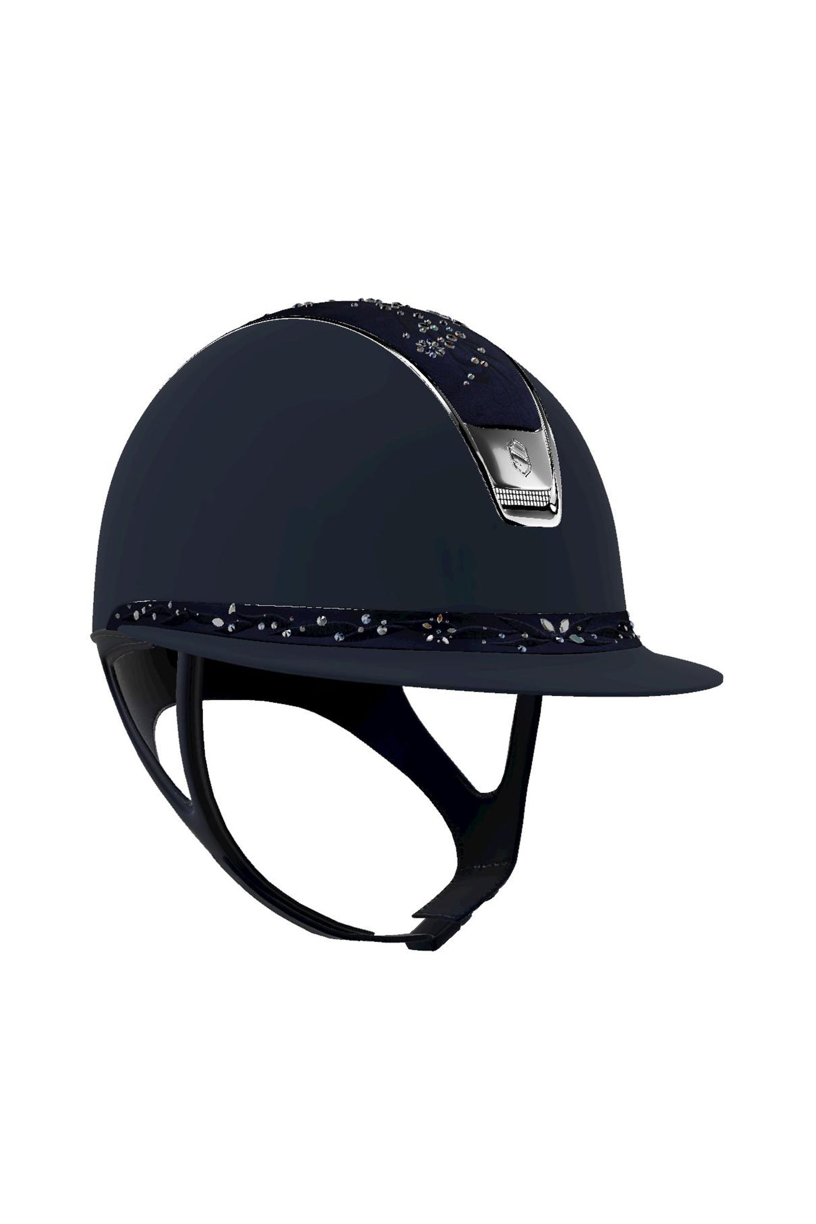 Samshield Miss Shield Shadowmatt con gioielli floreali Swarovski, cromo 2.0 Attrezzatura di sicurezza