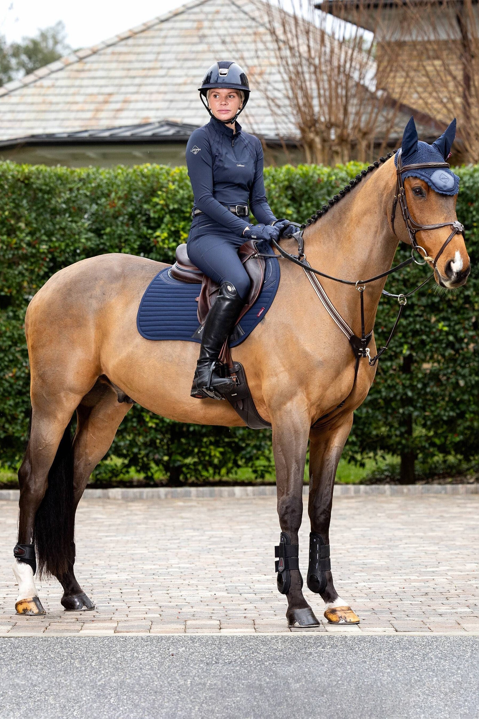 LeMieux Soft Shell Anti Slip Euro Jumping Saddle Pad Saddle Pads