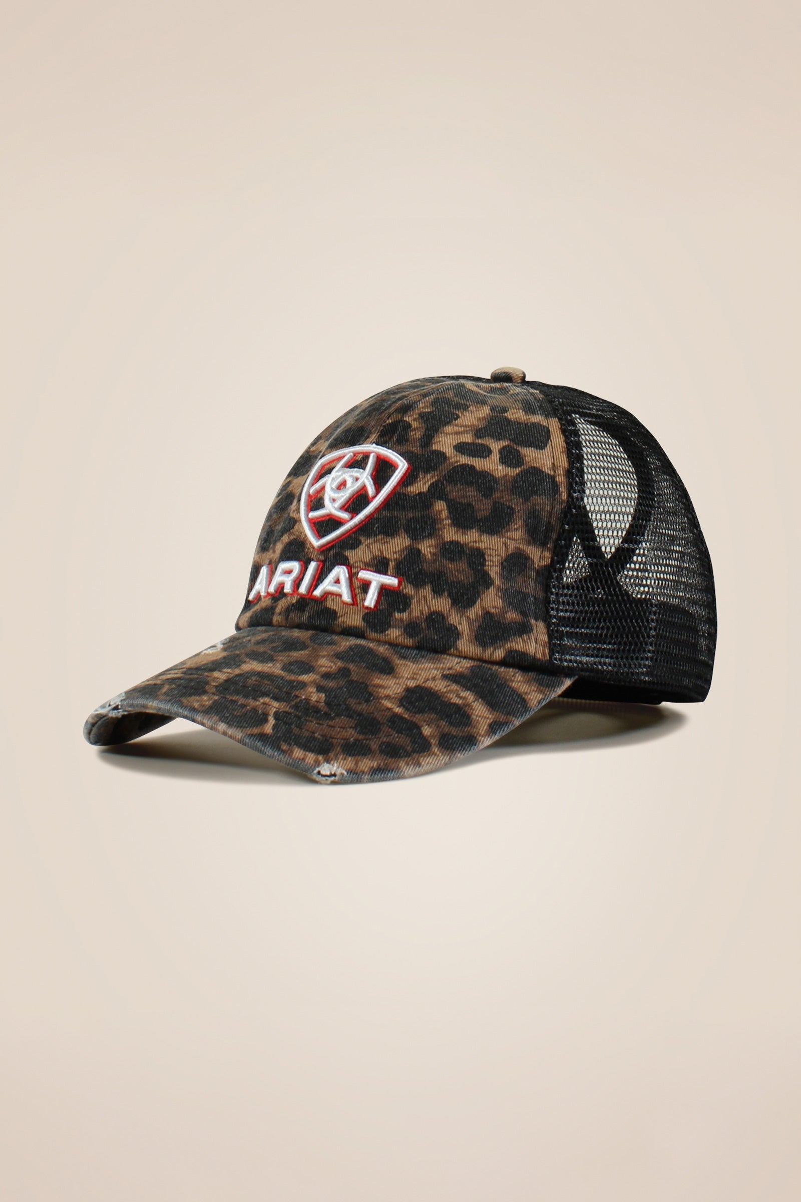 Ariat Embossed Logo Cheetah Print Cappellino donna Accessori