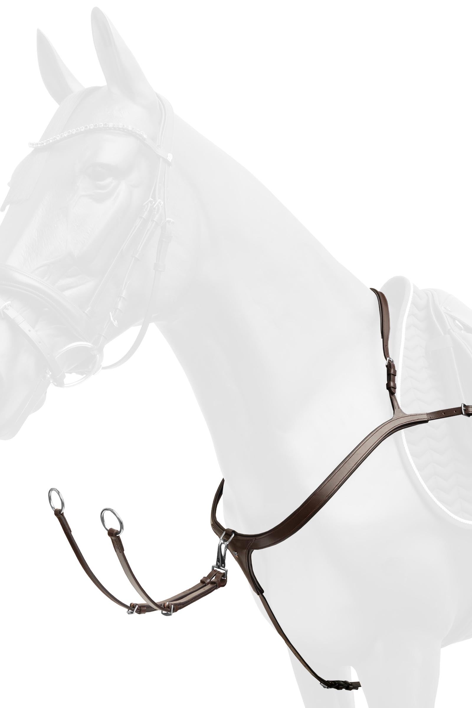 Waldhausen X-Line Breastplate With Long Bridge Bridles & Reins