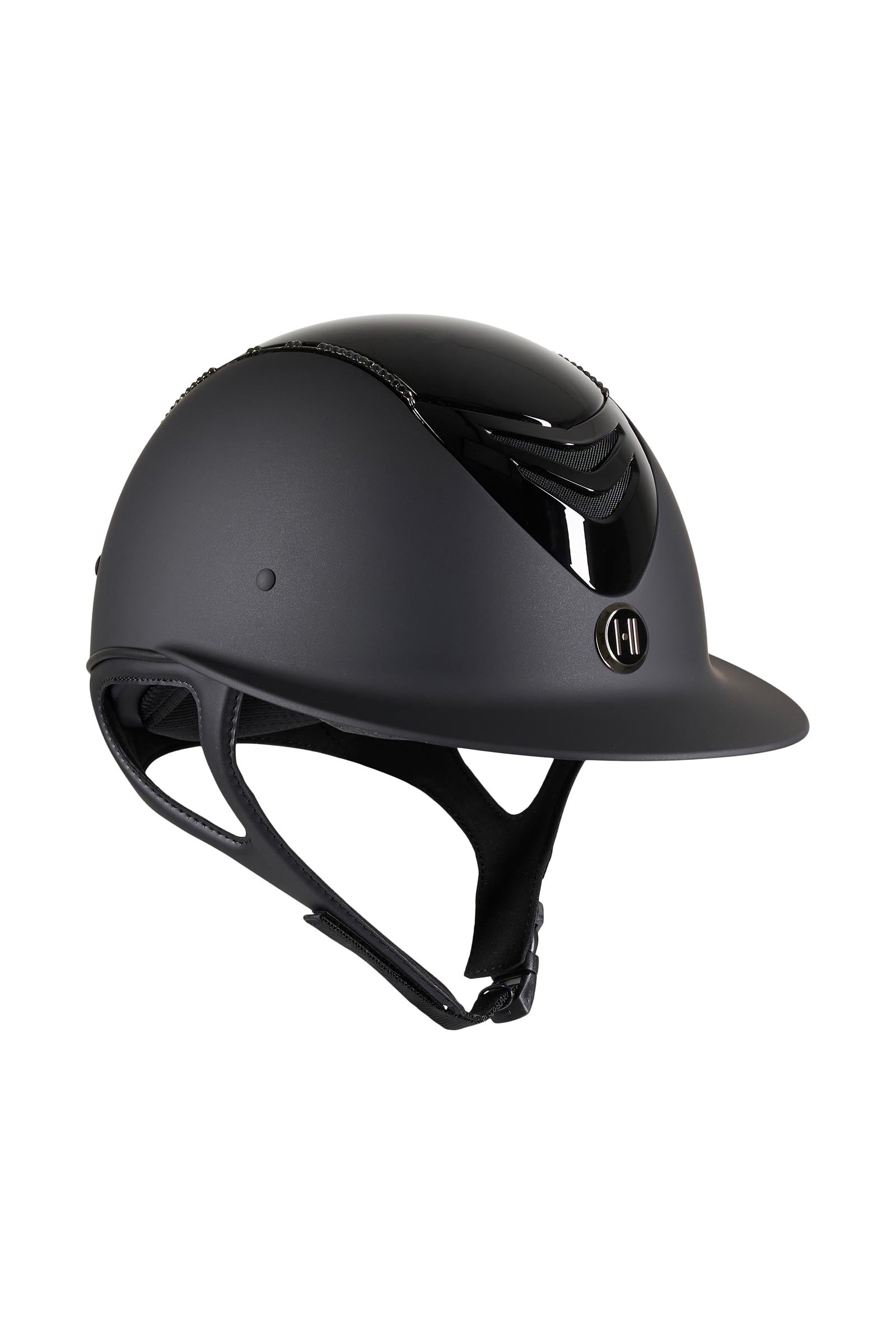 OneK Avance Glossy Top Swarovski Riding Helmet Attrezzatura di sicurezza