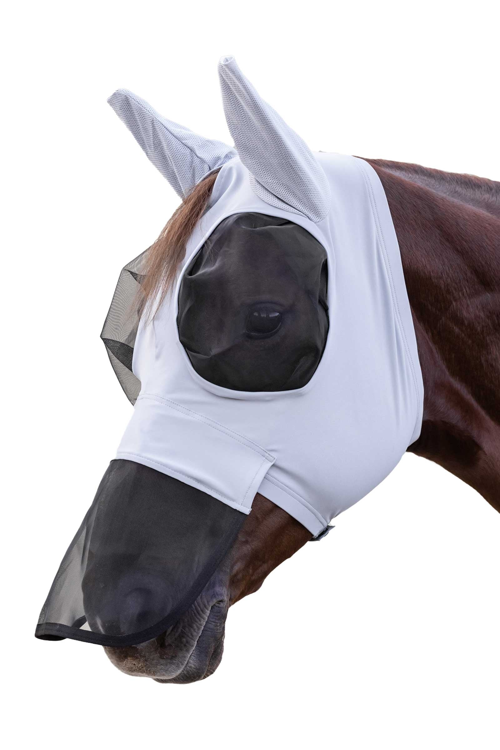 Waldhausen Puck maschera antimosche con protezione naso e protezione UV Protezione antimosche per cavalli