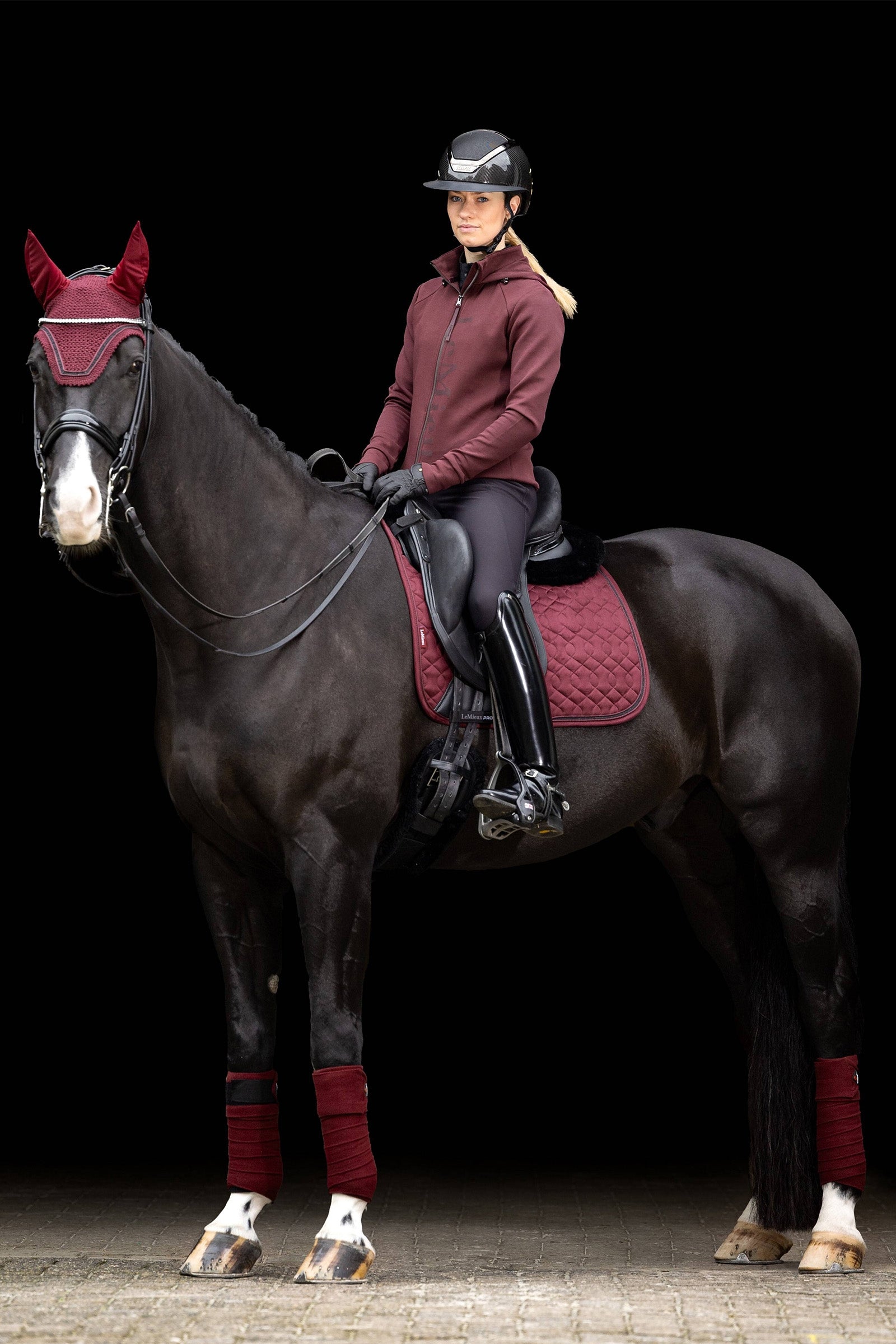 LeMieux Crystal Fly Hood Saddle Pads