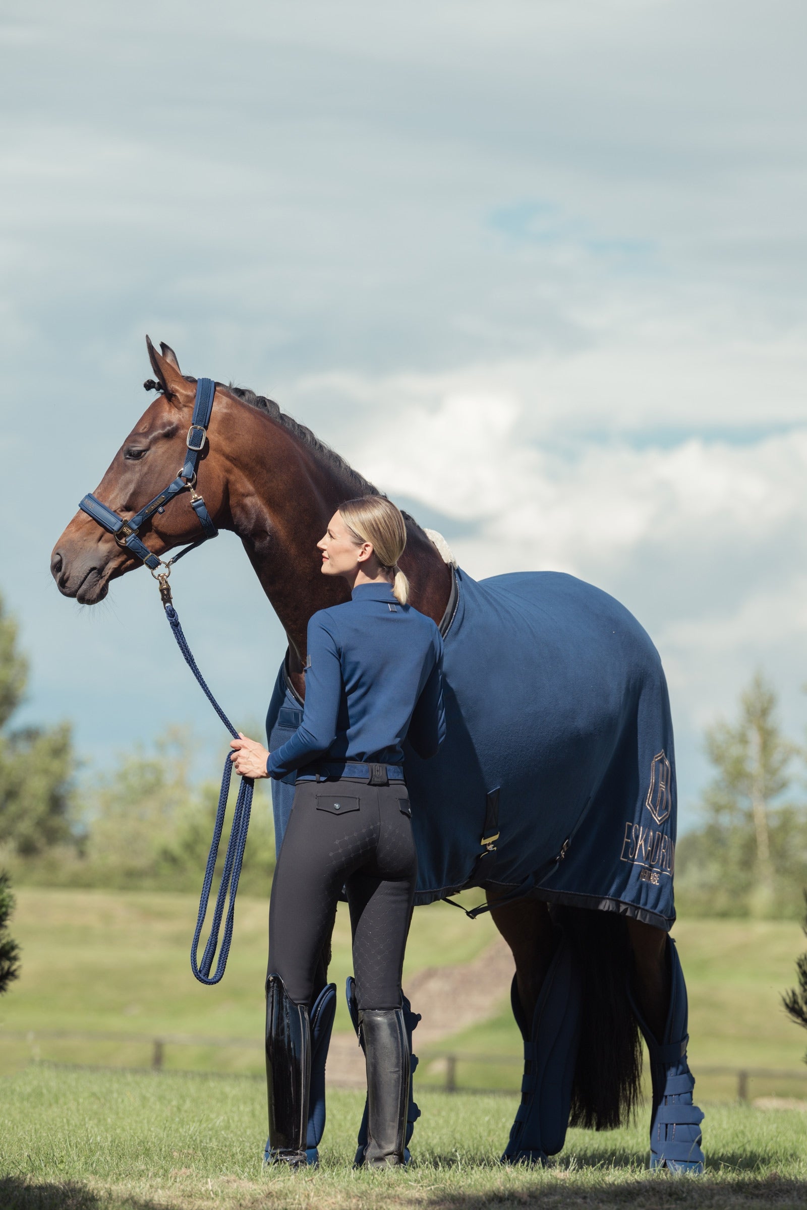Eskadron Heritage AW24 Softshell Travelling Boots Leg Protection & Hoof Protection for Horses