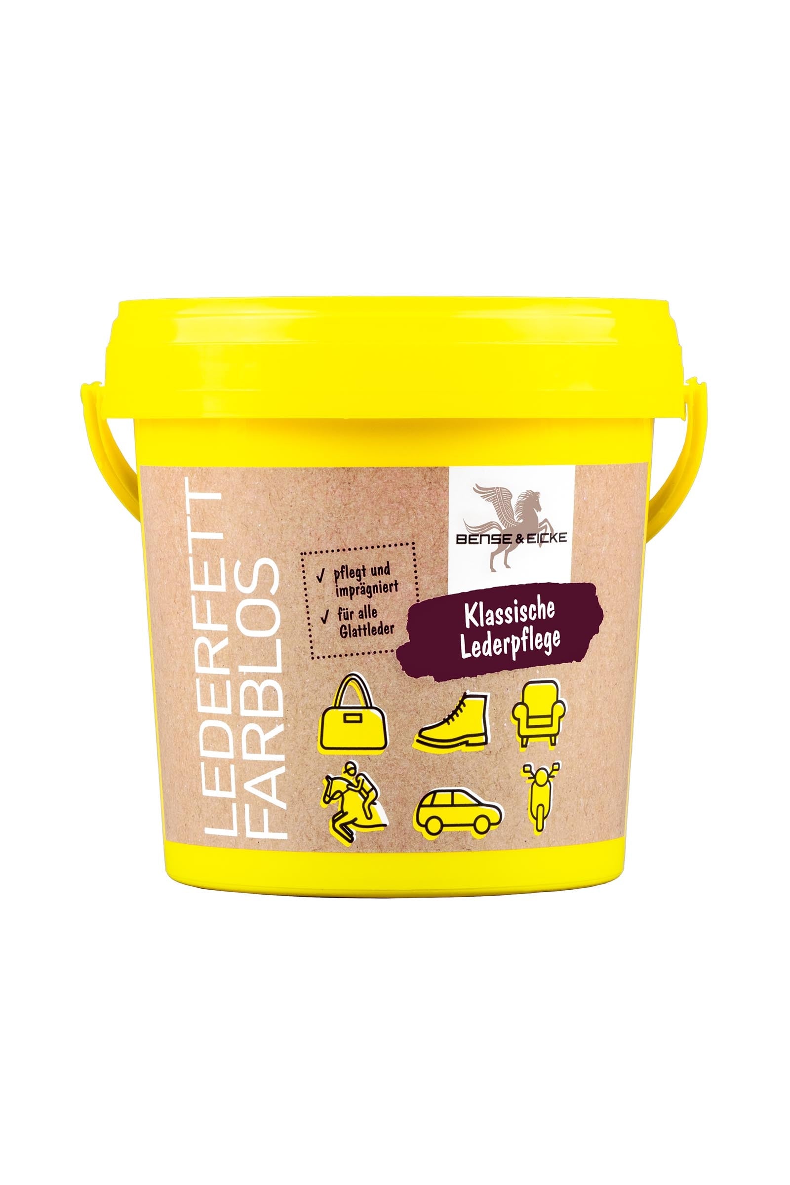 Bense & Eicke Grasso incolore per cuoio, 1000 ml Prodotti per la salute