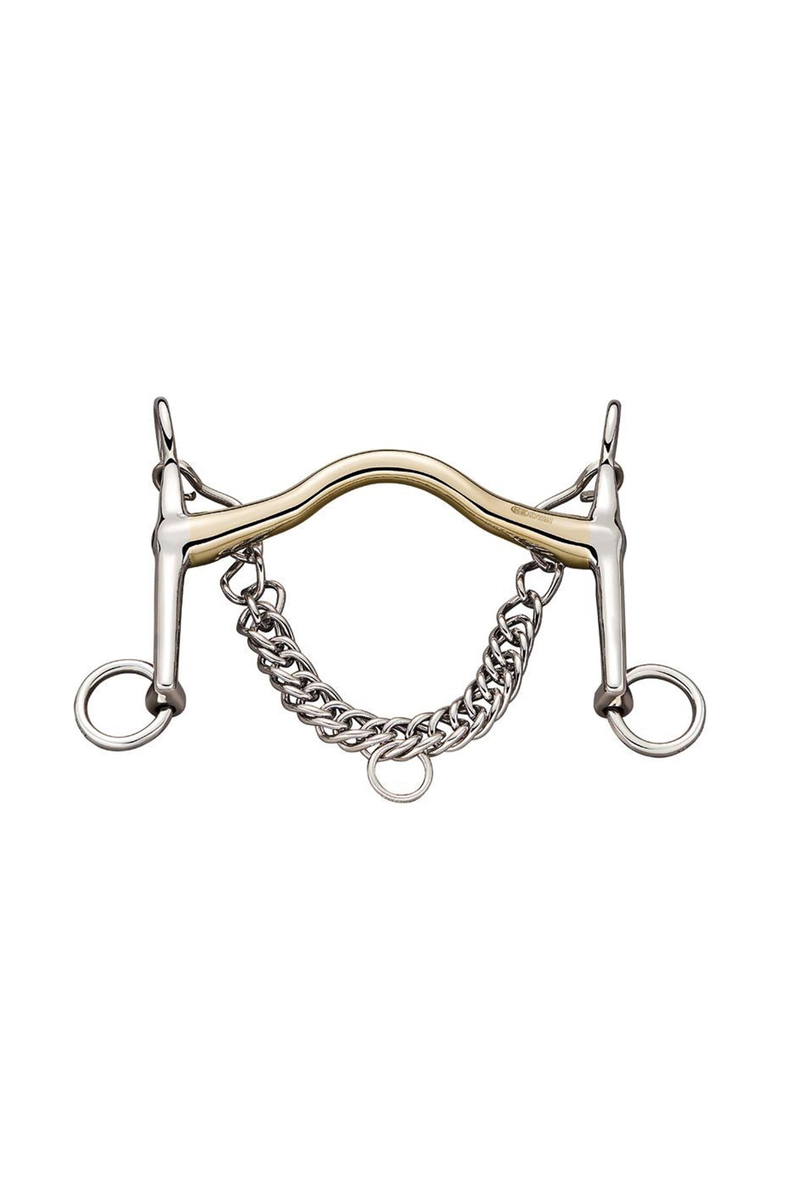 Sprenger Morso Bemelmans con passaggio lingua, 14 mm, aste 5 cm, Sensogan Boccaglio