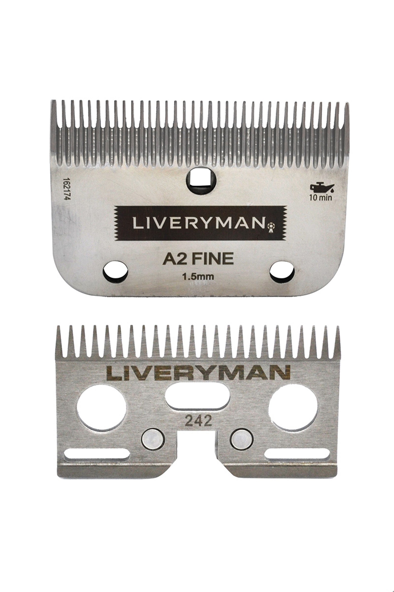 Liveryman A2 Blade Set Cutter & Comb Fine, 1.5 mm Ritaglio e finiture