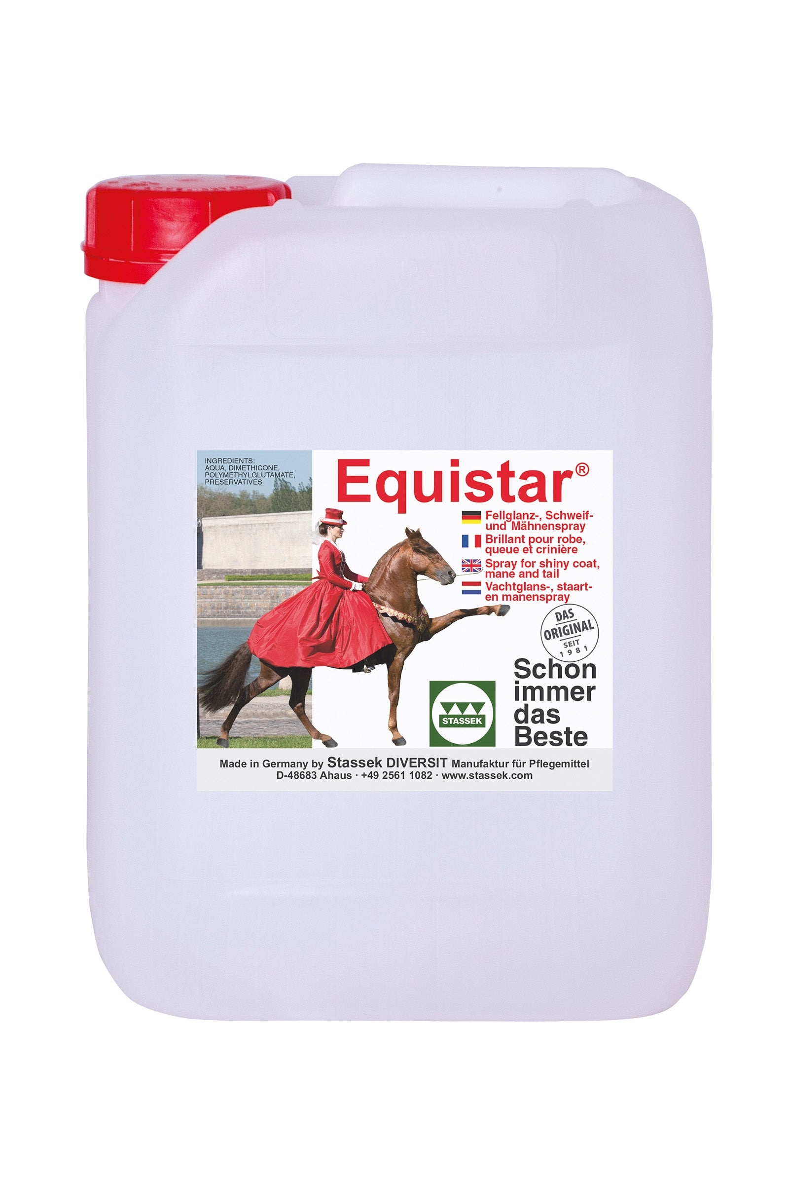 Stassek Equistar Mane & Tail Spray, 5 liters Prodotti per la salute