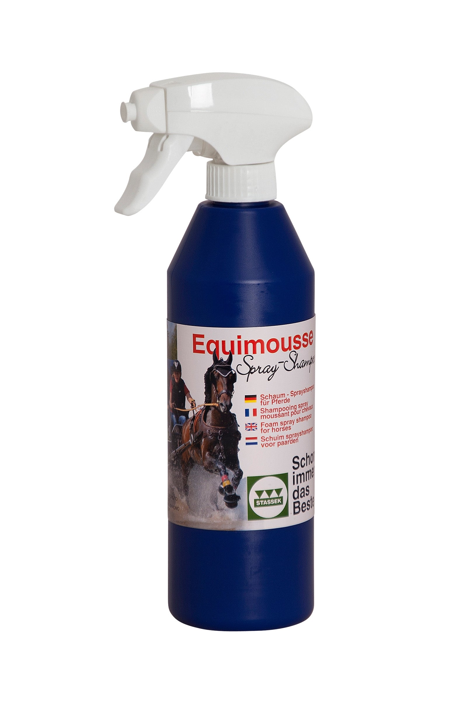 Stassek Equimousse schiuma spray shampoo, 500 ml Prodotti per la salute