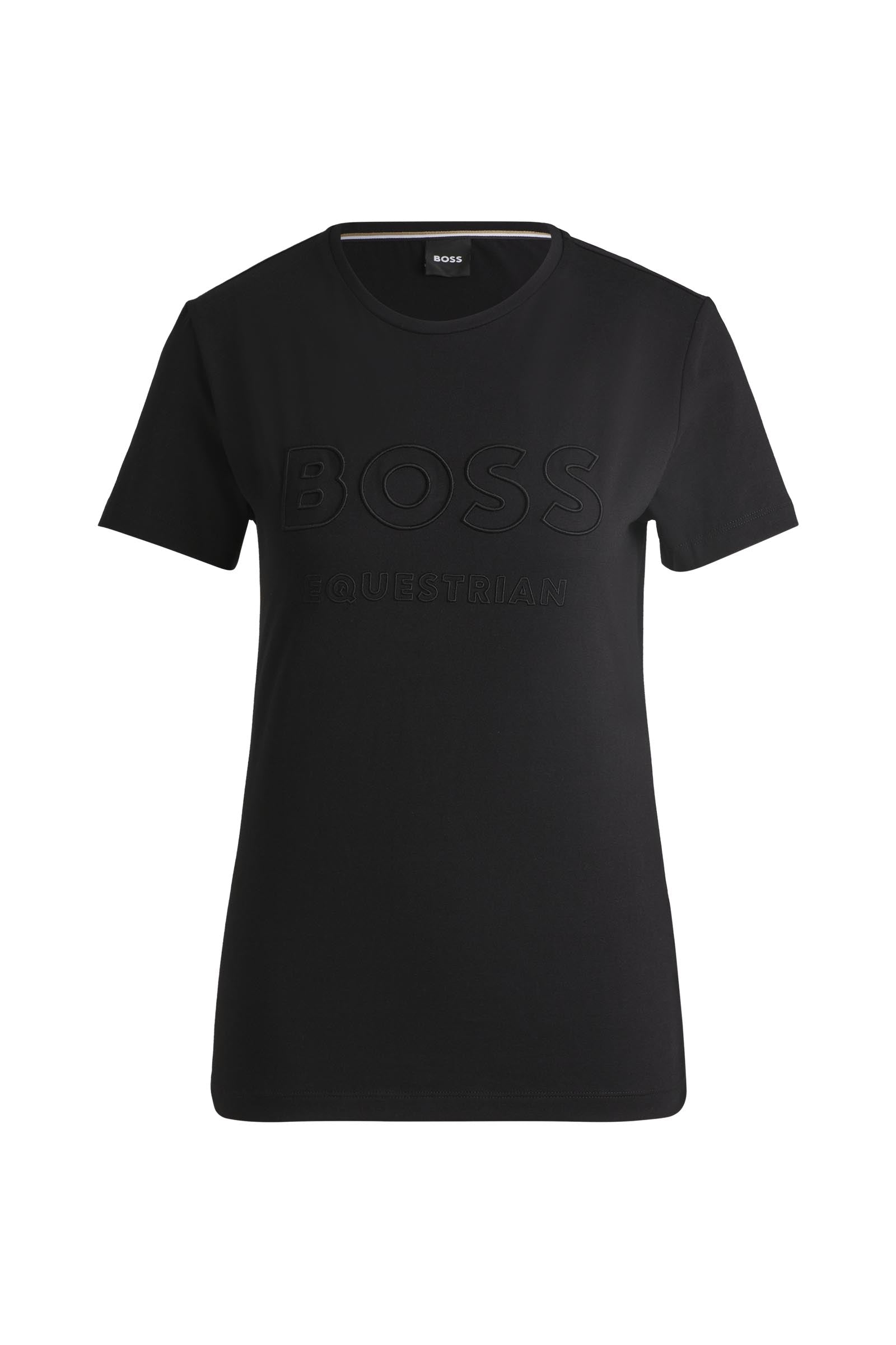 BOSS Equestrian Boss Maya T-shirt da donna con ricamo Abbigliamento da donna