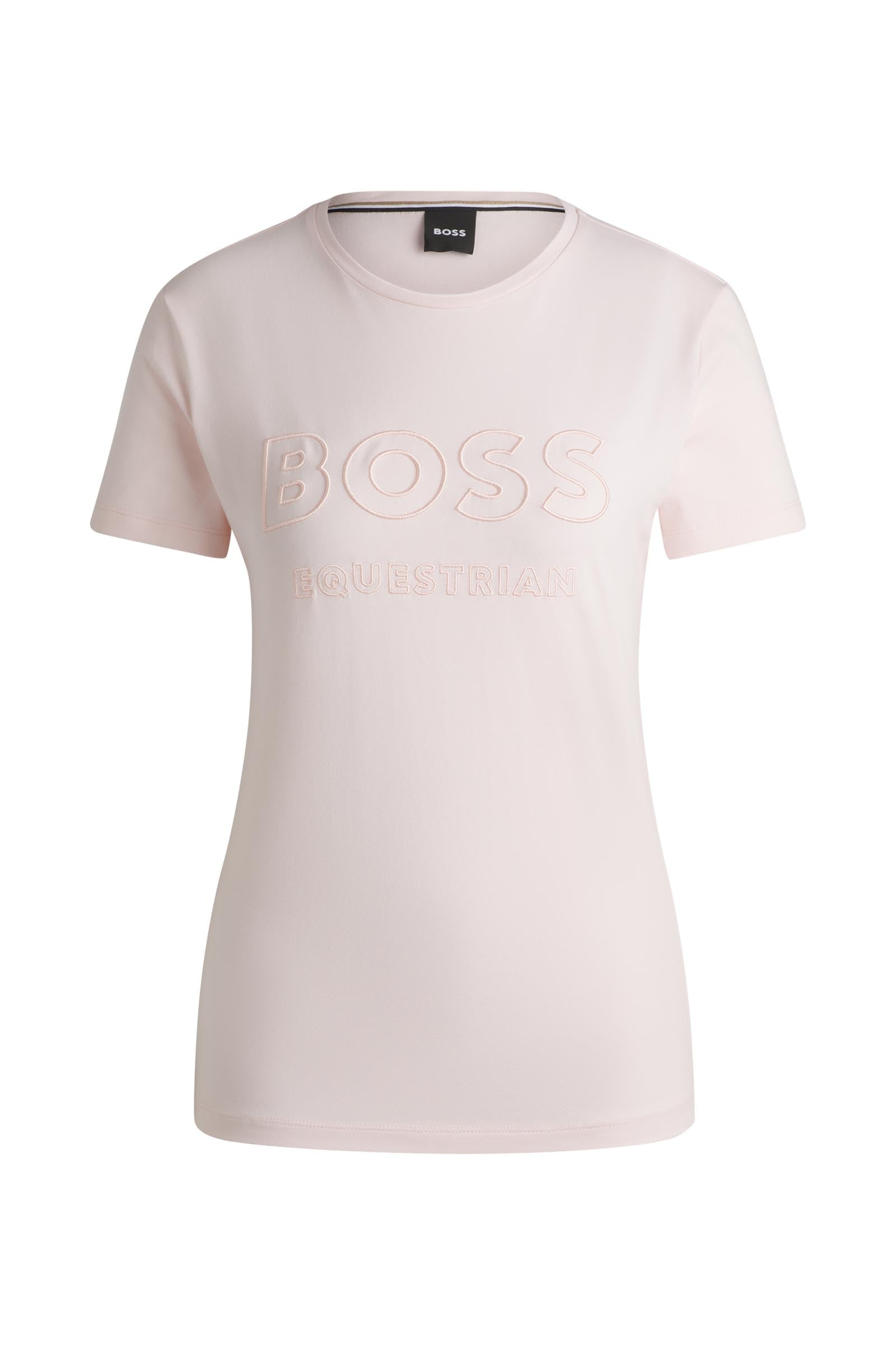 BOSS Equestrian Boss Maya T-shirt da donna con ricamo Abbigliamento da donna