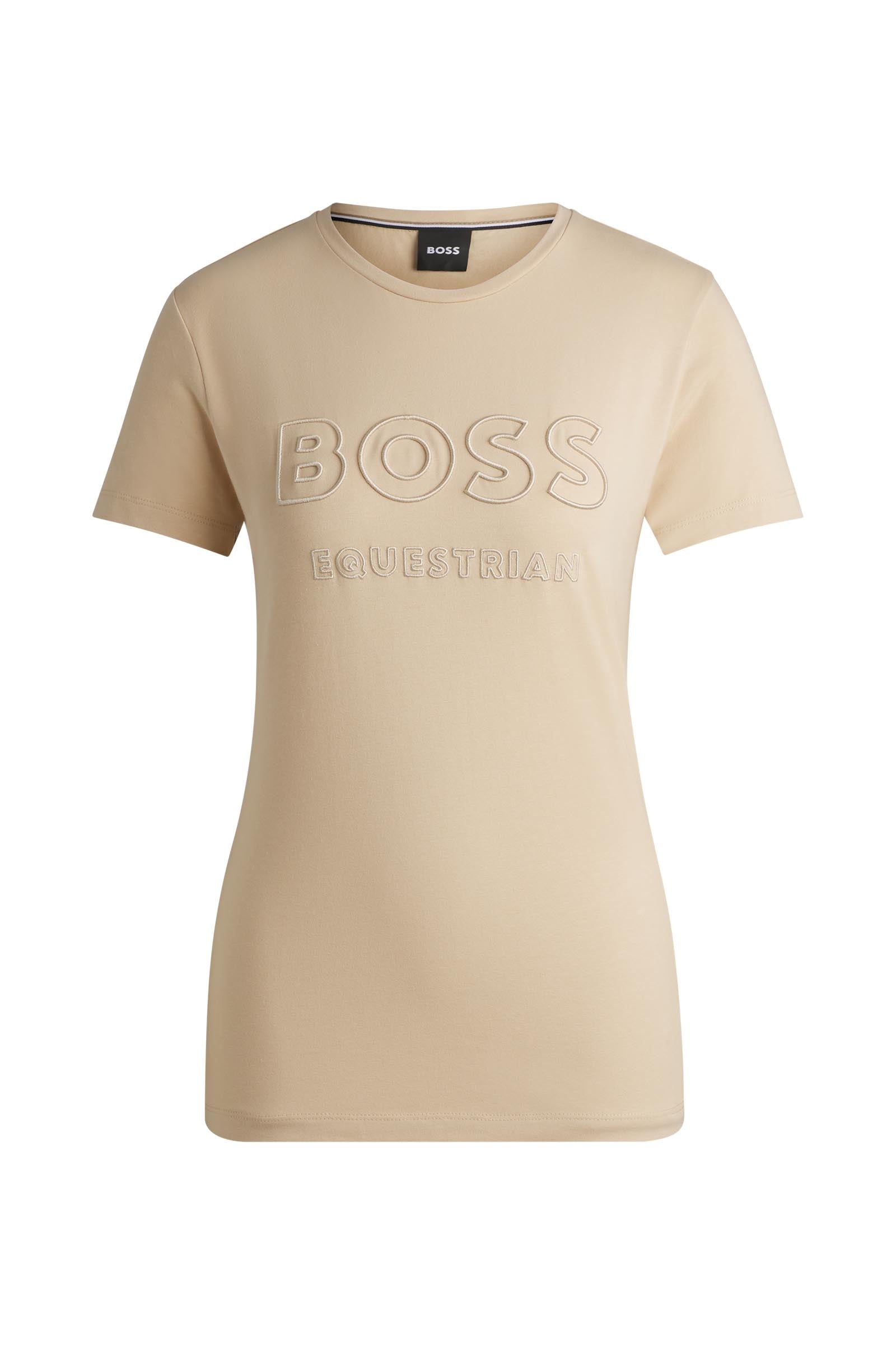 BOSS Equestrian Boss Maya T-shirt da donna con ricamo Abbigliamento da donna